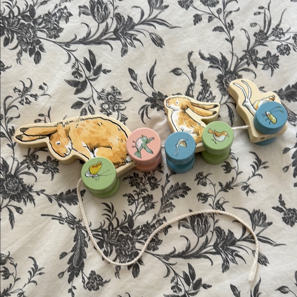 Wooden Rabbit Pull Toy